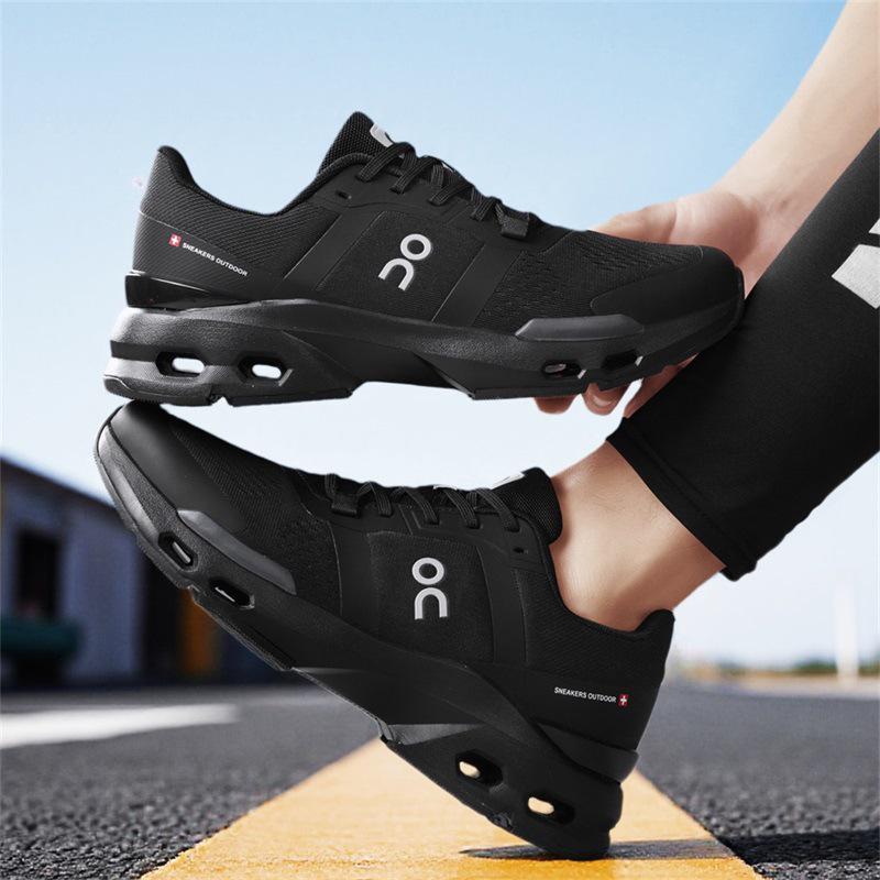 2026 Men's Flyknit Breathable Marathon Running Shoes: Shock Absorbing Sports Footwear