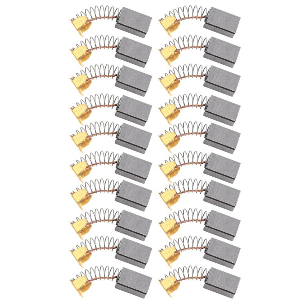 20pcs 6x10x17mm Size Motor Carbon Brush High Conductivity Electric Motor Brush For Electric Motors