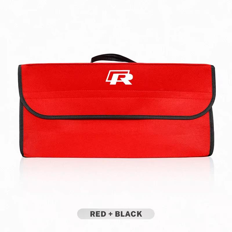 2026 Hot For Volkswagen VW Car Trunk Storage Bag Large Capacity Foldable Organizer Box For VW GTI Rline Polo Golf Passat Tiguan