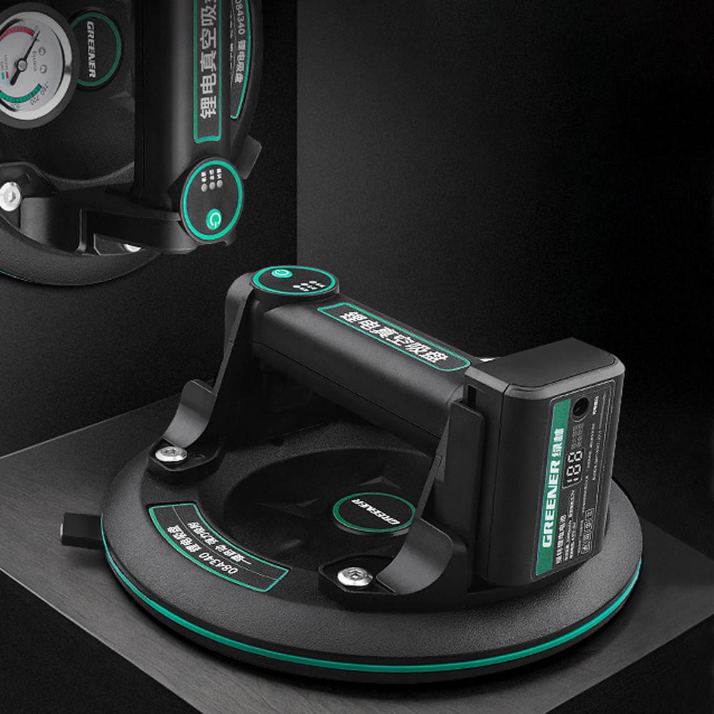 8 Inch Portable Electric Vacuum Suction Cup 300KG Bearing Capacity Electric Vacuum Glass Tile Lifter Installation Transport Sucker