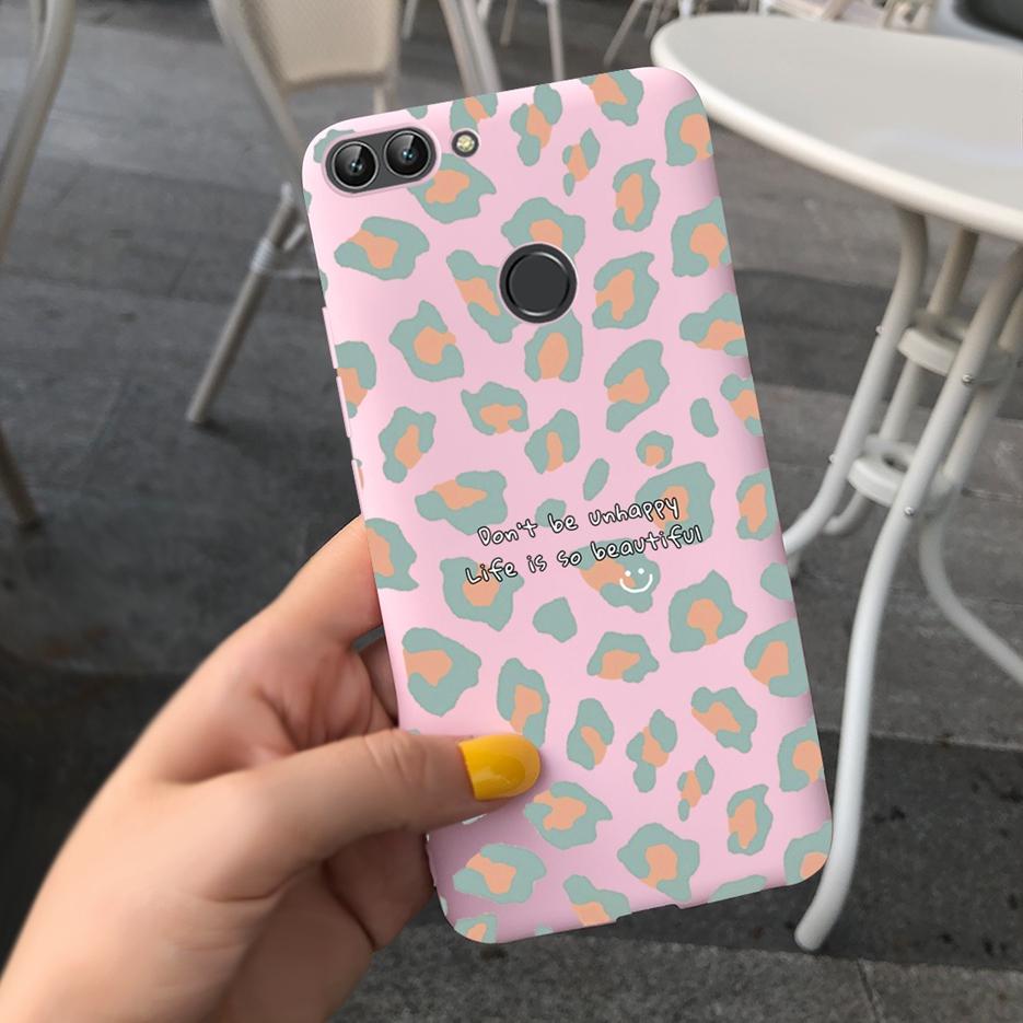 Para Capa Huawei P Smart FIG-LX1 FIG-LA1 Nova Arte Pintada Coque Capa de Silicone Macio Para Huawei P Smart PSmart 2018 Capa Traseira