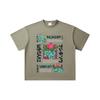 260 GSM Double Yarn 32 Count 100% Cotton Pokemon V4 Balbasaur Print Unisex Heavy Cotton T Shirt