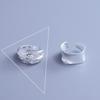 925 Silberringe für Damen Verstellbar Stapelbar Vintage Ring Zubehör Schmuck Geschenk