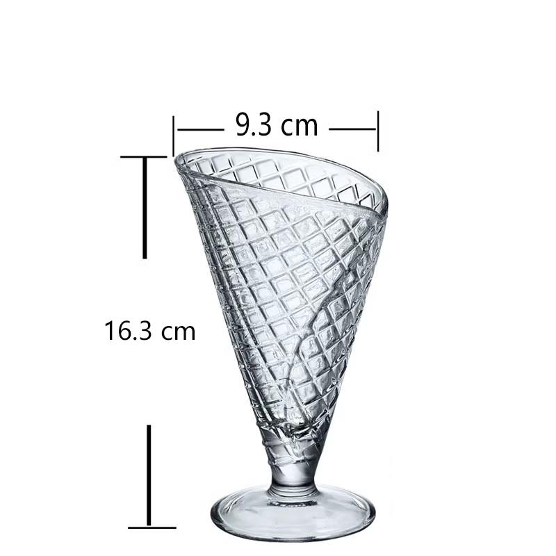 

Набор из 2 шт. 220 мл Креативный стакан для мороженого с сетчатым узором, стакан для мусса, молочного коктейля, йогурта, фруктового сока, чашки для молочного чая, прозрачная десертная пиала 2pcs