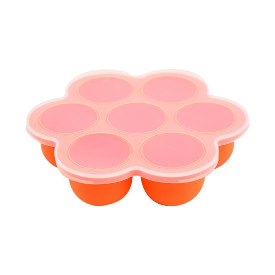 Silicone Popsicle Molds with Sticks 7 Cavity Ice Cube Tray Silicone Molds for Baby Foods Ice Lolly Mold for Pastries