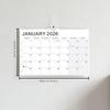 Jan. 2026 - Jun. 2027 Wall Calendar Thick Paper English Calendary New 2026 Calendar  Home