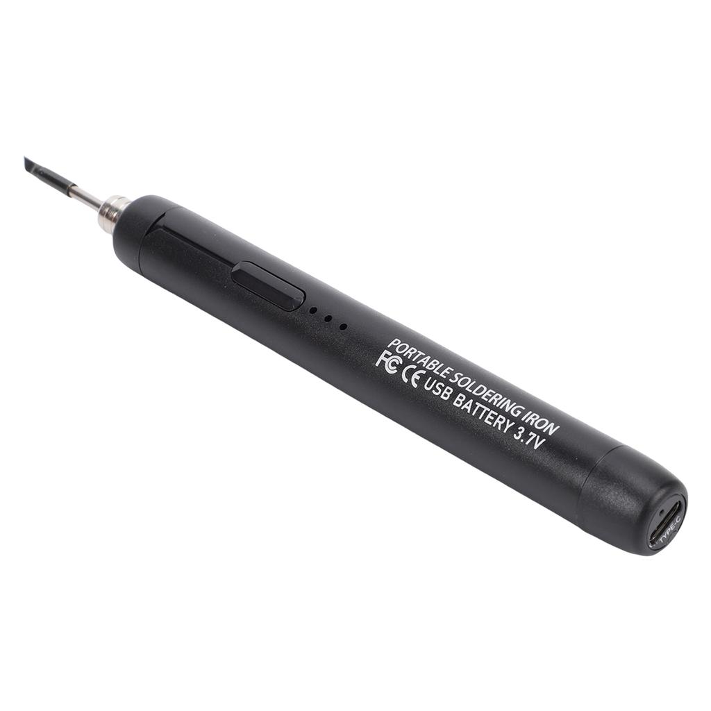 Cordless Soldering Iron Kit Portable Wood Burning Kit with 3 Custom Tips Smart Power By Battery Support Auto Sleep Mode