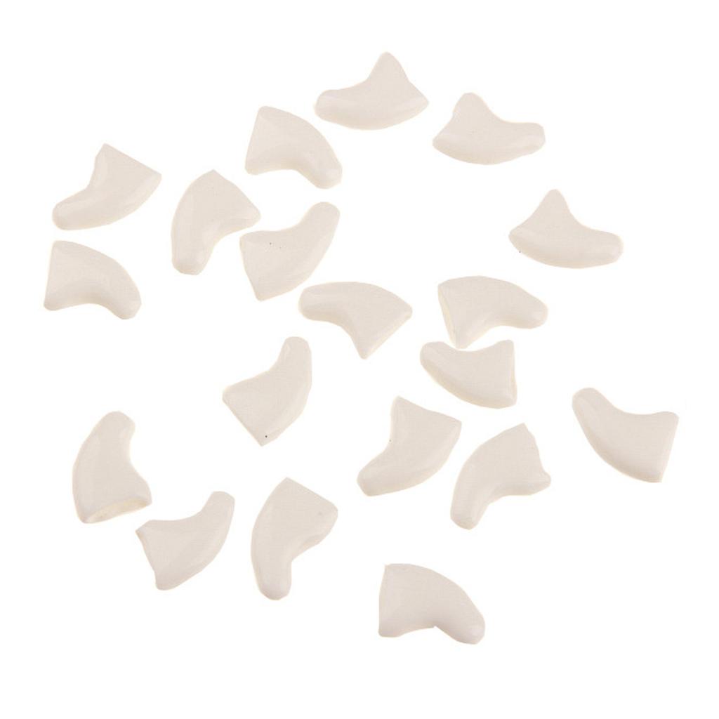 Silikonowe Miękkie Nakładki na Pazury Kota Zwierzak Kot Miękkie Łapki Ochraniacz na Pazury Pokrowiec Z Darmowym Klejem i Aplikatorem dla Kociaka 20 szt./partia