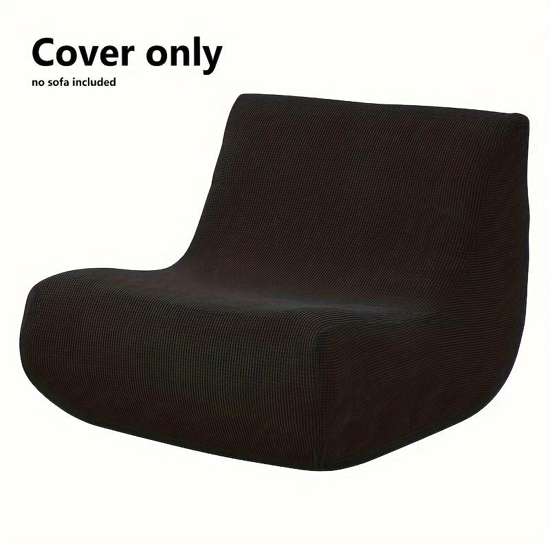 1Pc Stretch Sofa Slipcover Armchair Cover Jacquard Lazy Armless Chair Protector Cover For Bedroom Office Living Room Home Decor