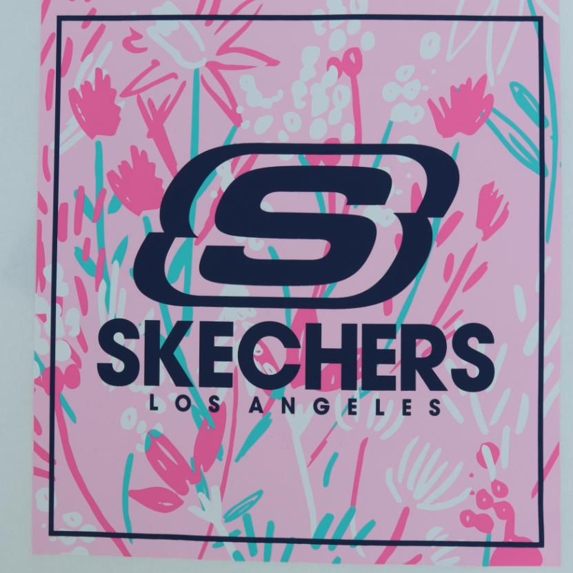 Skechers Letter Logo Printed Casual Fashion Versatile Round Neck Sweatshirt Women Sweatshirt White RF-L424W037-0019