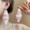 Elegant Shell Earring Bohemian Style Exaggerated Earring Temperament Tassel Drop Earring  Ladies