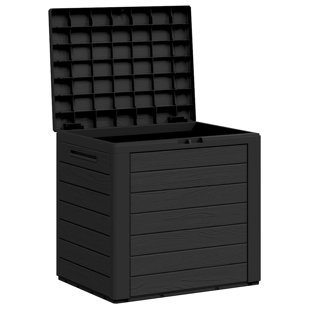 Garden Storage Box Anthracite Grey 58.5 X 46 X 55 Cm Polypropylene