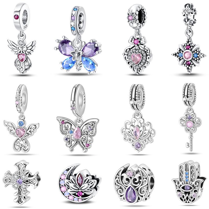 100% Copper Love Angel Croheart Original Design Classical Series Charms Beads 3Mm Diy Fine Jewelry Making