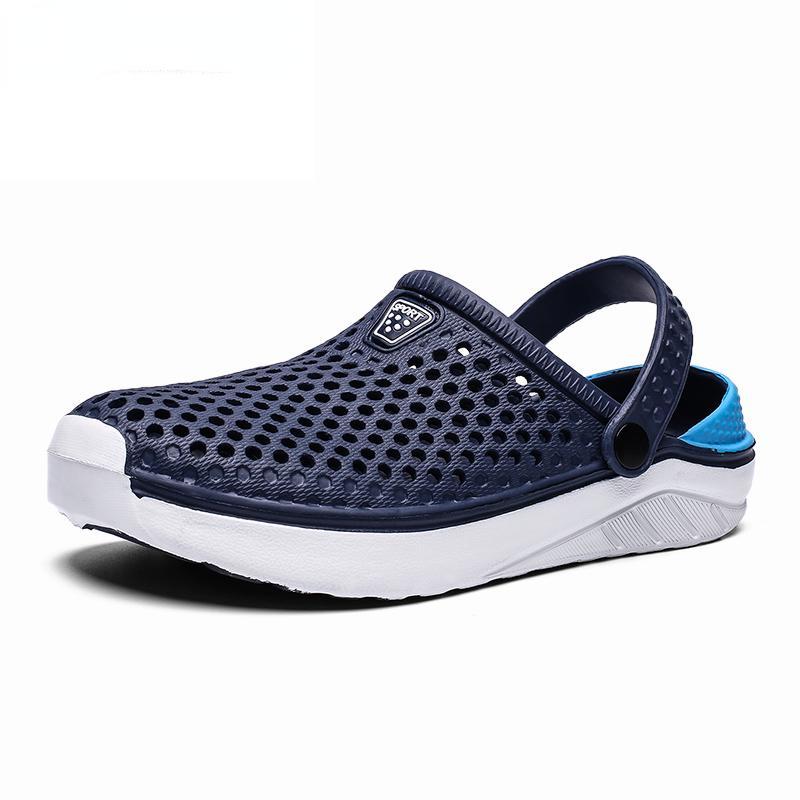 Unisex Garden Clogs Shoes Casual Summer Slippers Quick Drying Sandals Anti-Slip Lightweight Clogs Mules Slip On Beach Shoes for Men Women Plus Size