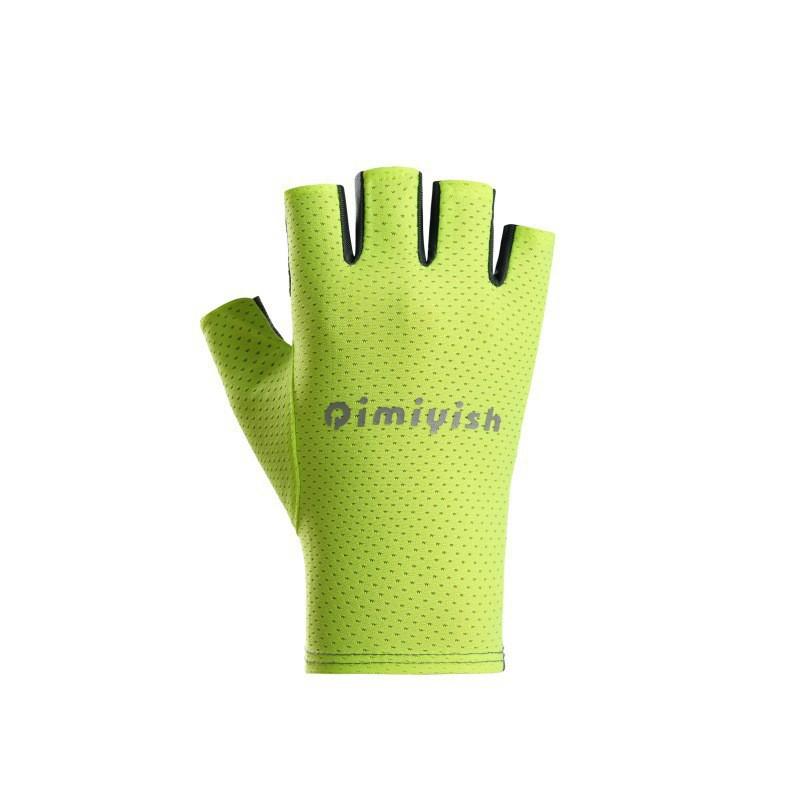 UV Protection Cycling Gloves Men Women Lightweight Breathable Half-Finger Outdoor Riding With Anti-Slip Palm Use Multiple Colors Available Medium