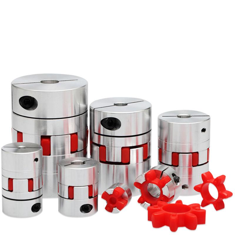 CNC Motor Jaw Shaft Couplers Flexible Spider Plum Shaft Coupling D20 L25 4mm 5mm 6mm 6.35mm  8mm 9mm 10mm  Elastic Coupling 4x4