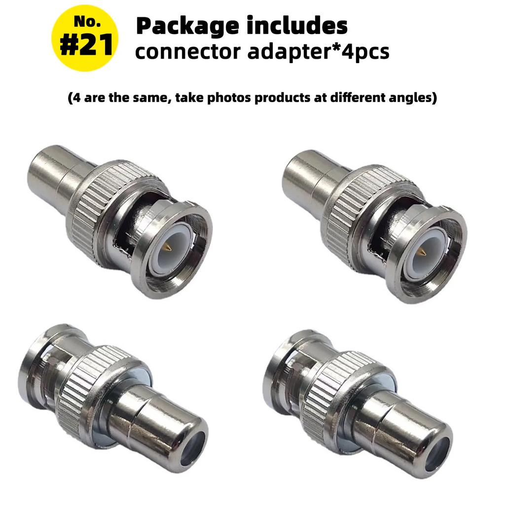 QXNY BNC Male To Lotus Female Adapter BNC Male To RCA Female Adapter Q9 Male To Lotus Female Adapter
