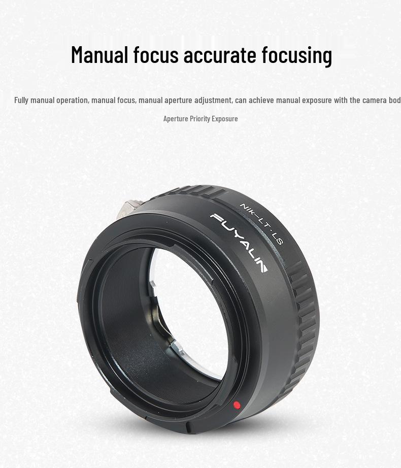 NIK-L Adapter Ring for Nikon Manual F Lens To Panasonic S1/S1R/Leica SL/Sigma Fp L