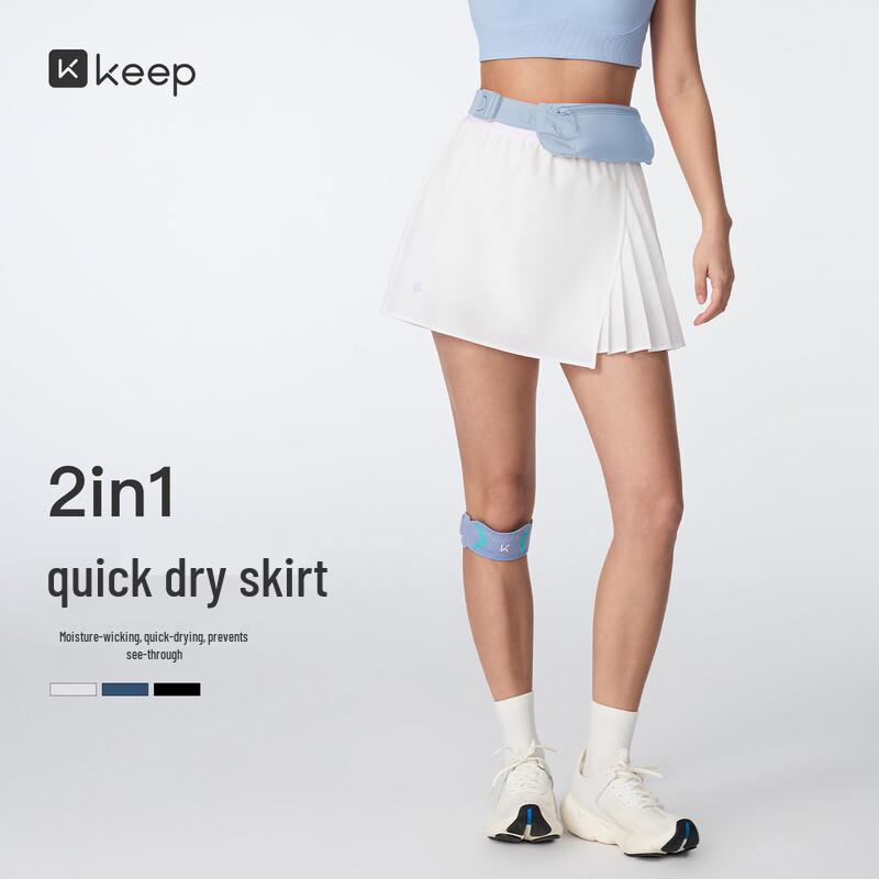 Keep Women s 2-in-1 Pleated Sports Skirt L