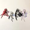 Music Guitar Shape Korean Ins Keychain Bag Hanging Spice Girls Keyring  Student