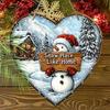 Christmas Decoration Sign,indoor Hanging decorations,2D Flat Wooden Products with Snowman pattern,Christmas Gifts for Friends and Family