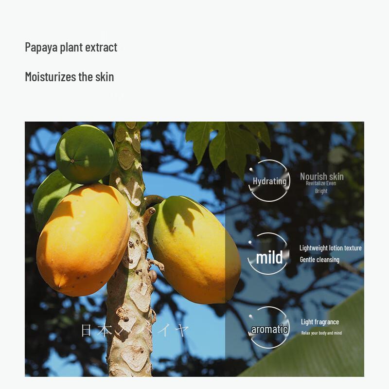 ASAKA Papaya Amino Acid Shower Gel