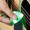Svítící trsátka na kytaru LED Blesk Dotyková svítící trsátka Tloušťka 0,6 mm/0,9 mm/1 mm pro Basovou elektrickou/akustickou kytaru