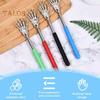 5Pcs Extendable Back Scratcher Heavy Duty Stainless Steel Portable Hard-to-Reach Areas Telescopic Back Scratcher Massager Tools