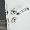 304 Stainless Steel Bedroom Silent Handle Lock, Indoor Split Wooden Door Lock