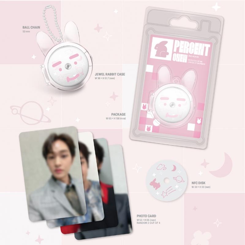 Onew   Percent   2nd Regular Album  Jewel Rabbit Ver. 