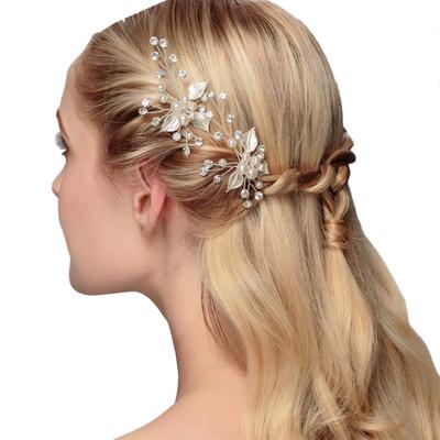 Bijoux de Mariée Élégant Perle Strass Décoration Femmes Bandeau Style Épingle à Cheveux