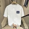 American Printed Cotton Short-Sleeved T-Shirt Men'S Loose Round Neck Short-Sleeved Couple'S Casual Versatile Half-Sleeved Bottoming Shirt