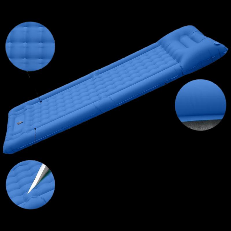 Outdoor Camping Inflatable Mattress with Pull Straps