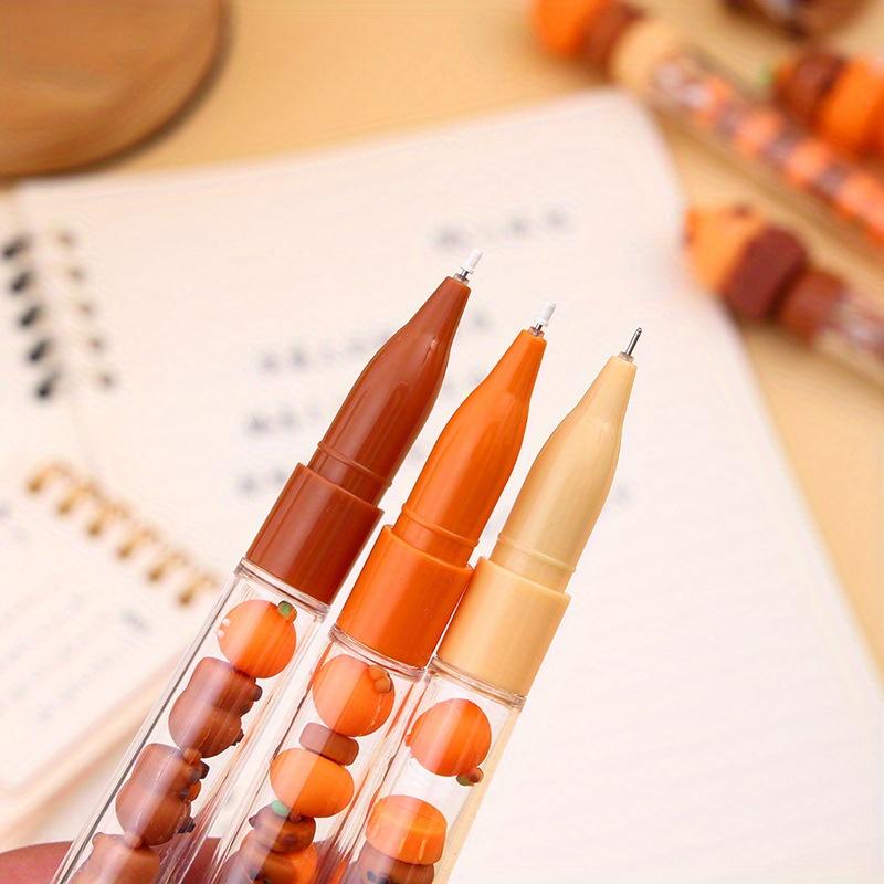 36pcs Capybara Beaded Gel Pen Capybara Clothing Modeling 0.5mm Black Ink Press Pen Students Friend Gift - Creative and Fun Pen Set