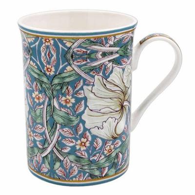 [A3332] - Κούπα πορσελάνης 'William Morris Collection' μπλε (Αναγαλλίς) - 100x75 χιλιοστά
