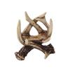 Metal Candle Holder for Dining Table Homeowners Rustic Deer Antler Taper Stand Vintage Centerpiece Christmas Wedding Decor