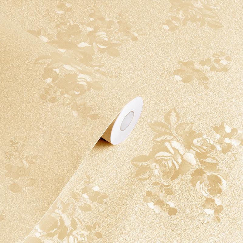 Self-Adhesive Waterproof Linen Texture Wallpaper for Bedroom and Living Room