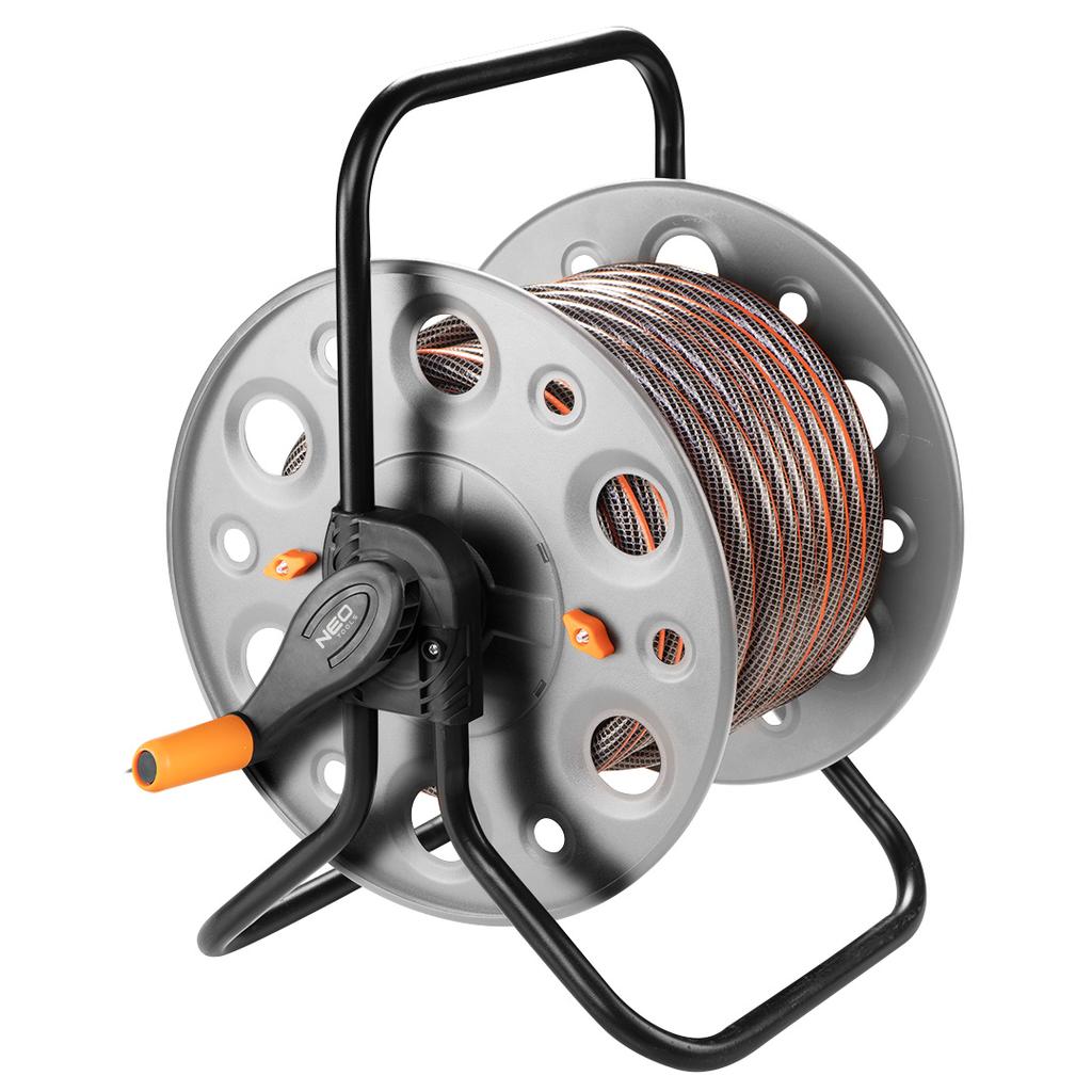 Metal Garden Hose Stand, Up To 100 M Of 1/2" Hose