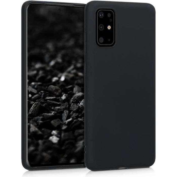 Coque - kwmobile - Samsung Galaxy S20 Plus - Noir mat - Protection intégrale - Souple