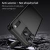 For iPhone 17 Pro Max Back Cover MOFI Brushed Texture Carbon Fiber Soft TPU Case