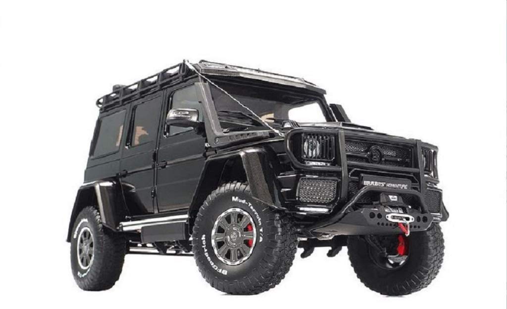 Almost Real Brabus 550 Adventure G 500 2017 Obsidian Black Scale Complete Diecast Car 860303 Mercedes-Benz 4x4² - - 1/18