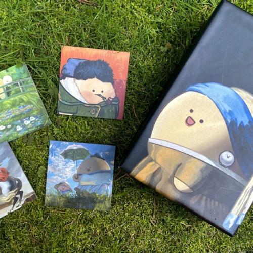 Dowdow Masterpiece Memory Game + Manual