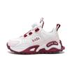 Kids Lightweight Basketball Sneakers Girls Boys Breathable Mesh Running Shoes With Rotating Buckle Closure