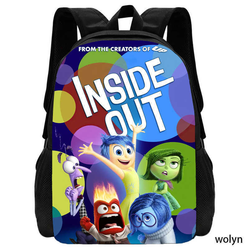 Inside Out 2 Anime Backpack For School And Travel With Storage Compartments