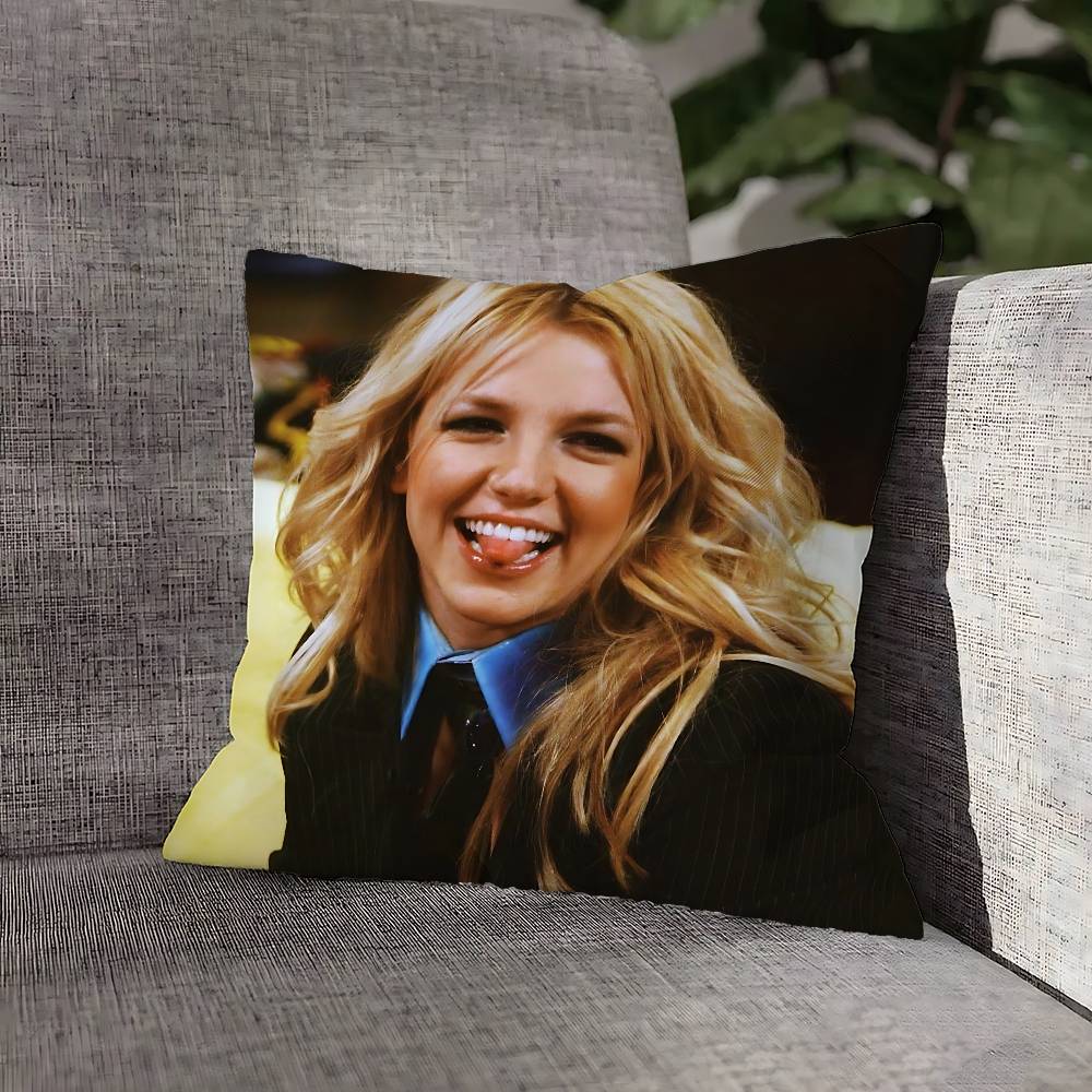 B-Britney S-Spears Pillow Case For Sofa Decor Car Office Room Printing Cushion Cover Decorations and Protector