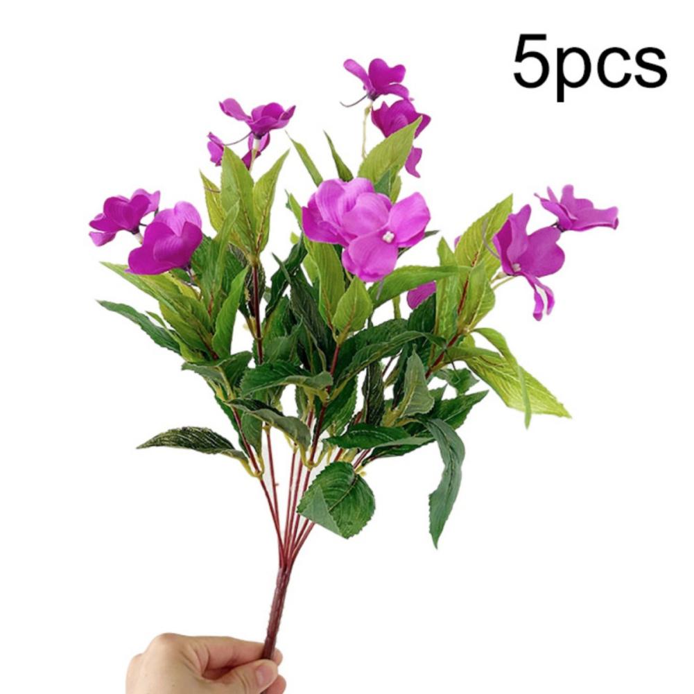 

5 шт. Искусственные цветы Декоративные имитационные растения