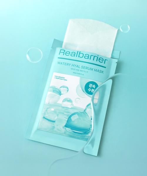 Real Barrier Watery Hyal Serum Mask 25ml X10pcs