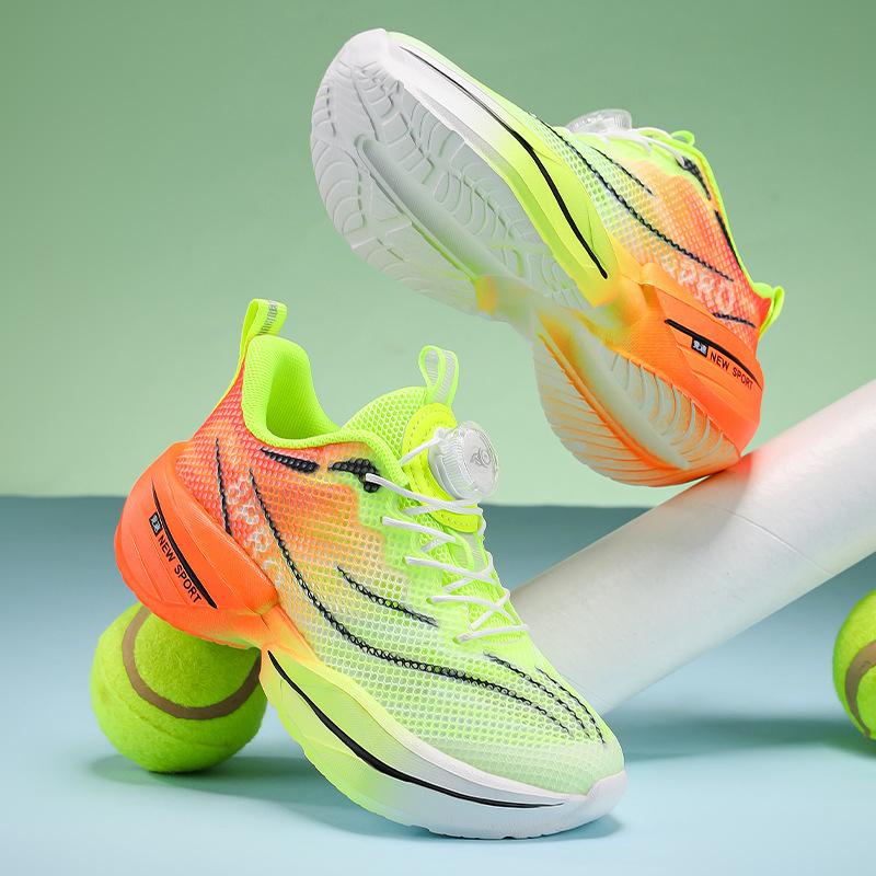 Red Rabbit 8pro Boys Shoes 2025 Summer Breathable Children's Sports Basketball Shoes Boys Single Net Hollow Running Shoes