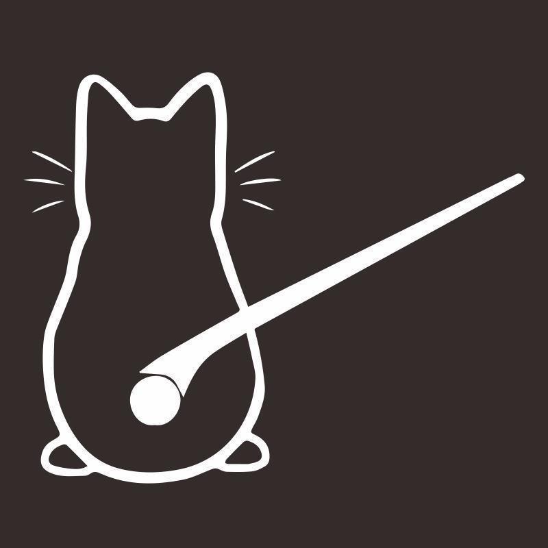 Cartoon Cute Cat Sticker Windshield Wiper Sticker Car Sticker Car Rear Wiper Decal Car Accessories