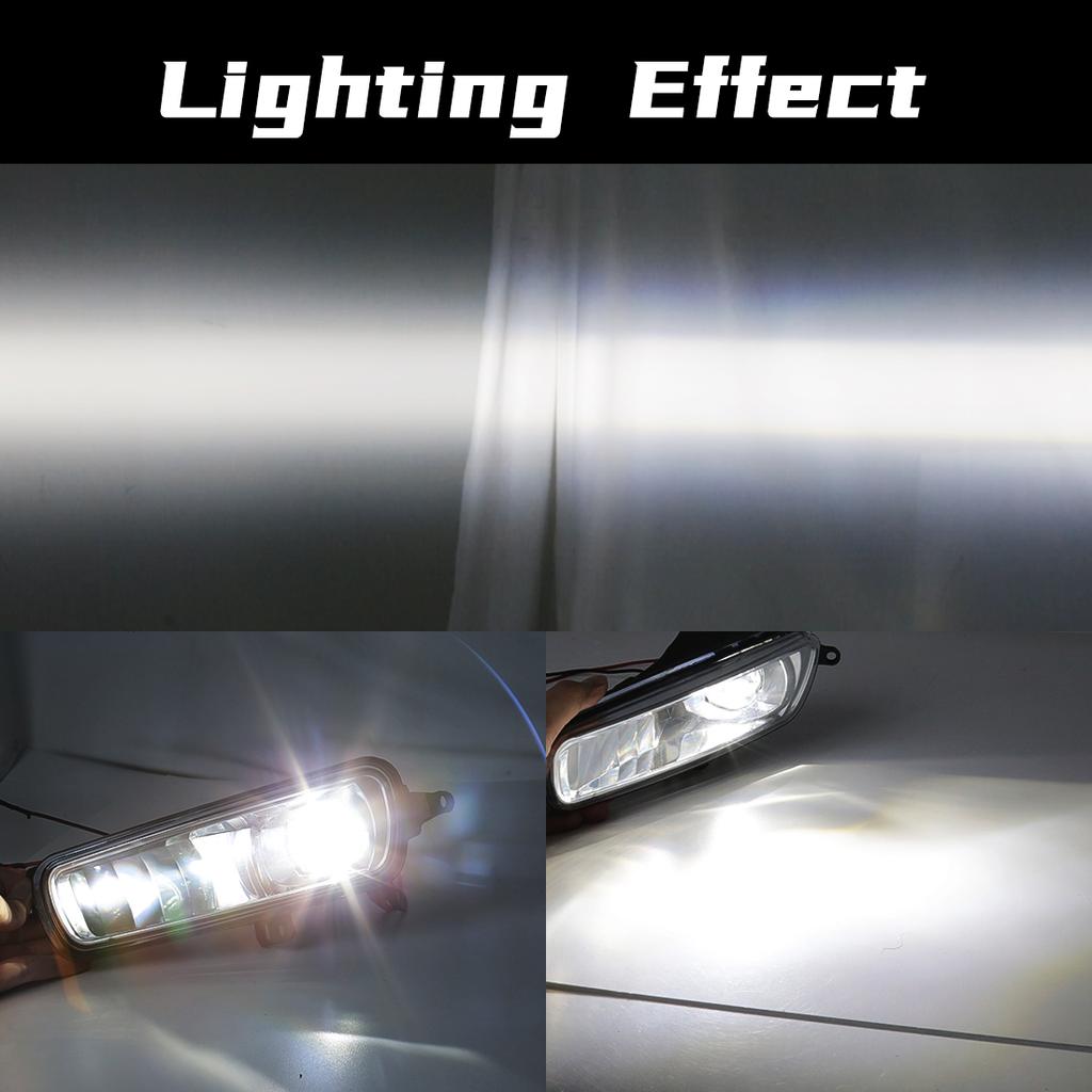 LED Mlhová světla pro Ford Focus 2015 2016 2017 2018 Světlo pro denní svícení DRL Přední Denní světlo pro jízdu Super Jasné Autopříslušenství